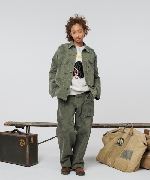 BOW WOW（バウワウ）の「USMC P-44 HBT CAMO SPRAY TROUSERS AGED（その他パンツ・メンズ・その他・XL/L）」の2枚目の写真