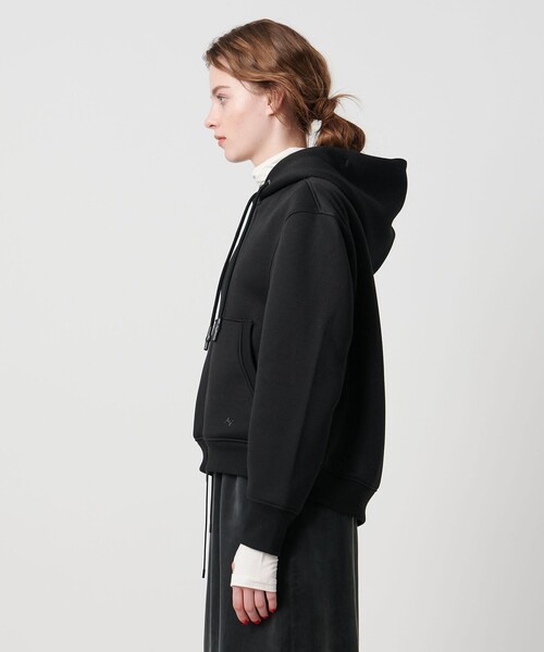 ASTRAET（アストラット）の「＜ASTRAET＞ダンボール ジップパーカー（パーカー・レディース・ブラック/オフホワイト・FREE）」の7枚目の写真