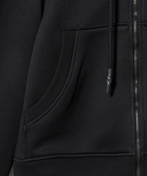 ASTRAET（アストラット）の「＜ASTRAET＞ダンボール ジップパーカー（パーカー・レディース・ブラック/オフホワイト・FREE）」の17枚目の写真