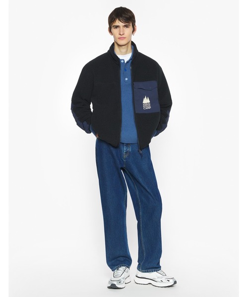 Maison Kitsune（メゾンキツネ）の「CASUAL FLEECE JACKET（その他アウター・メンズ・ブラック/アイボリー・XS/S/M/L/XL）」の11枚目の写真