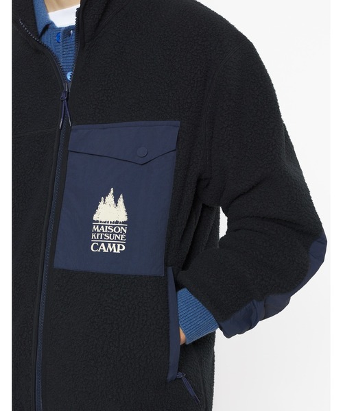 Maison Kitsune（メゾンキツネ）の「CASUAL FLEECE JACKET（その他アウター・メンズ・ブラック/アイボリー・XS/S/M/L/XL）」の14枚目の写真