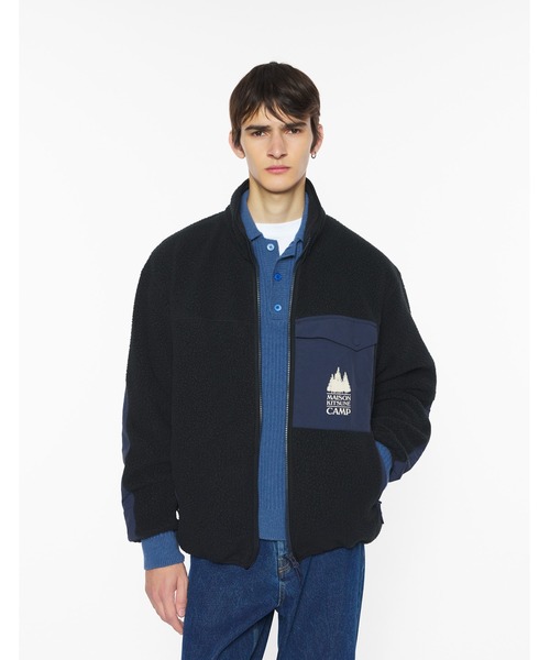 Maison Kitsune（メゾンキツネ）の「CASUAL FLEECE JACKET（その他アウター・メンズ・ブラック/アイボリー・XS/S/M/L/XL）」の13枚目の写真