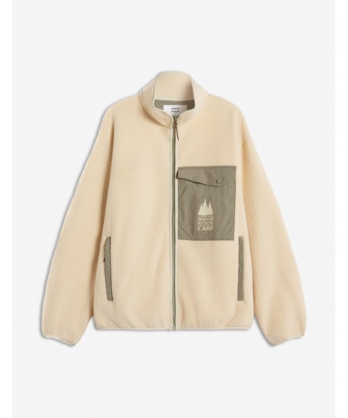 Maison Kitsune（メゾンキツネ）の「CASUAL FLEECE JACKET（その他アウター・メンズ・ブラック/アイボリー・XS/S/M/L/XL）」の3枚目の写真