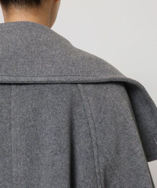 BABYLONE（バビロン）の「ダブルフェイスPコート（ピーコート・レディース・クリーム/グレー/ブラウン・フリー）」の5枚目の写真