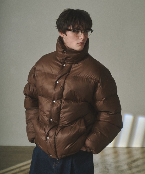セール】High-neck volume puffer jacket/ハイネック中綿ボリューム