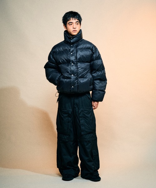 セール】High-neck volume puffer jacket/ハイネック中綿ボリューム