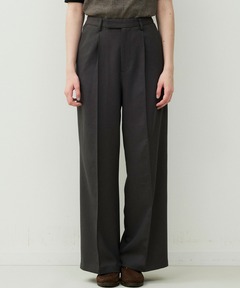 ピンタックワイドスラックス