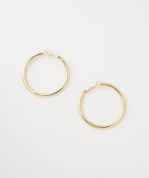 green label relaxing（グリーンレーベルリラクシング）の「【WEB限定】フープ イヤリング（イヤリング・レディース・ゴールド/シルバー・FREE）」の9枚目の写真