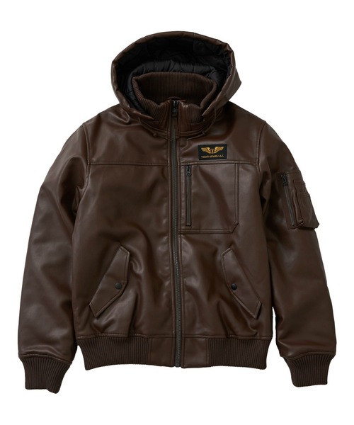 高級毛皮 リアルレザー ジャケットskin valley ブラウン大きいサイズ 20周年記念20%OFFクーポン】FILLMORE 本革 ディアスキンダブル