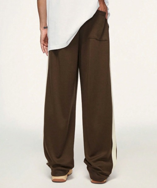 CALIFORNIA OUTFITTERS(カリフォルニア アウトフィッターズ)の「10D50-MZ サイドライントラックパンツ ワイド スウェットパンツ(その他パンツ・メンズ・ブラウン/ブラック・XL/L/M)」の13枚目の写真