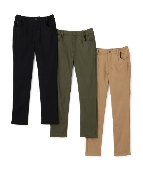 GLAZOS（グラソス）の「【あったか】裏起毛スーパーストレッチスリムパンツ（その他パンツ・キッズ・ベージュ/ブラック/カーキ・160cm/150cm/170cm）」の13枚目の写真