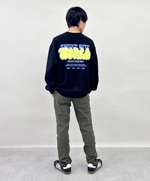 GLAZOS（グラソス）の「【あったか】裏起毛スーパーストレッチスリムパンツ（その他パンツ・キッズ・ベージュ/ブラック/カーキ・160cm/150cm/170cm）」の22枚目の写真