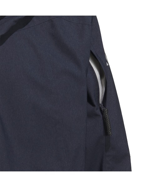 adidas（アディダス）の「アディダス adidas シティエスケープ ルーズフィット デニム 2レイヤー ウーブン パーカー ジャケット（マウンテンパーカー・メンズ・ブラック/ネイビー・S/M/3L/L/LL）」の8枚目の写真