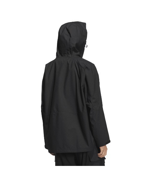 adidas（アディダス）の「アディダス adidas シティエスケープ ルーズフィット デニム 2レイヤー ウーブン パーカー ジャケット（マウンテンパーカー・メンズ・ブラック/ネイビー・S/M/3L/L/LL）」の12枚目の写真