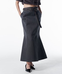 JOSE MOON | TACK WOOL SKIRT/タックウールスカート(スカート)