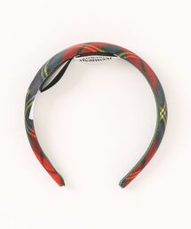HAIRBAND SLIM RTW TARTAN PRINTED