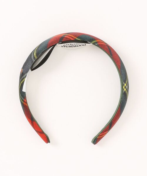 HAIRBAND SLIM RTW TARTAN PRINTED