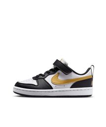 NIKE(�i�C�L)�̃i�C�L �R�[�g �{���[ LOW ���N���t�g ���g���L�b�Y�V���[�Y / Nike Court Borough Low Recraft Little Kids' Shoes DV5457-008 Black(�X�j�[�J�[)