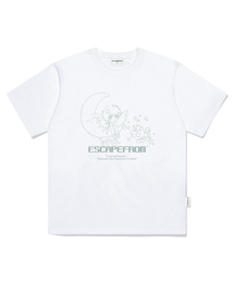 ESCAPEFROM（エスケープフロム）の「Look at the Star Print Overfit Short Sleeve T-shirt White（Tシャツ/カットソー）」