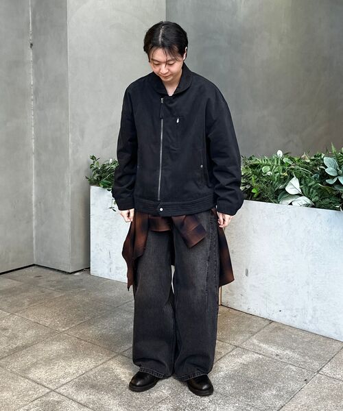 INSILENCE（インサイロンス）の「オーバーサイズ レーヨン チェックシャツ ブラウン（シャツ/ブラウス・レディース・その他・SMALL/MEDIUM/LARGE）」の9枚目の写真