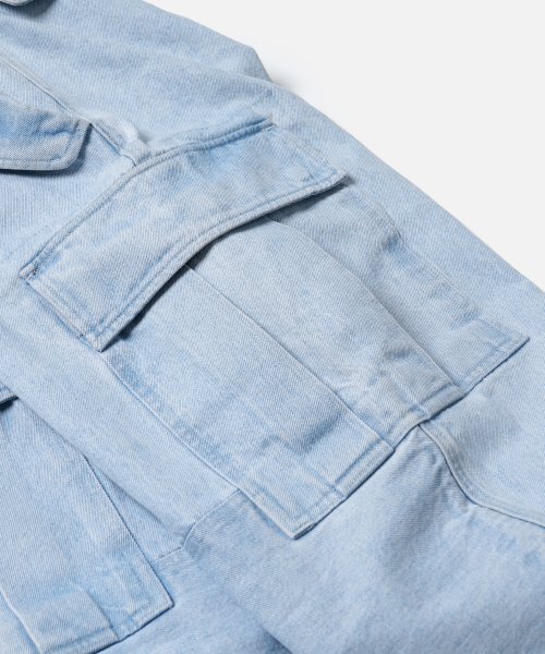 FRIZMWORKS(フリズムワークス)の「DENIM M65 FIELD PANTS _ LIGHT BLUE(デニムパンツ・メンズ・その他・MEDIUM/LARGE/X-LARGE)」の6枚目の写真
