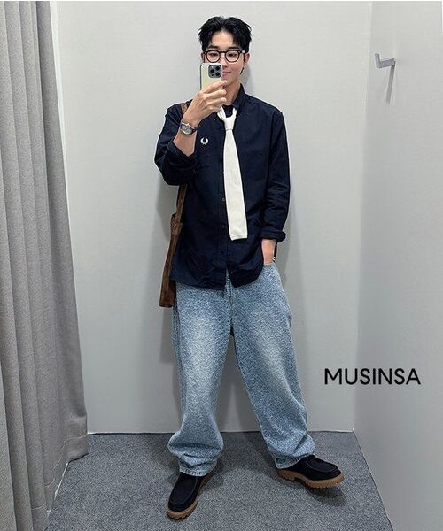 MUSINSA STANDARD（ムシンサスタンダード）の「フィグスキンクロスバッグ [ブラウン]（メッセンジャーバッグ・レディース・その他・FREE）」の12枚目の写真