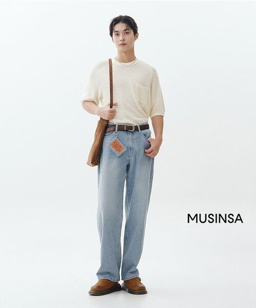 MUSINSA STANDARD（ムシンサスタンダード）の「フィグスキンクロスバッグ [ブラウン]（メッセンジャーバッグ・レディース・その他・FREE）」の14枚目の写真
