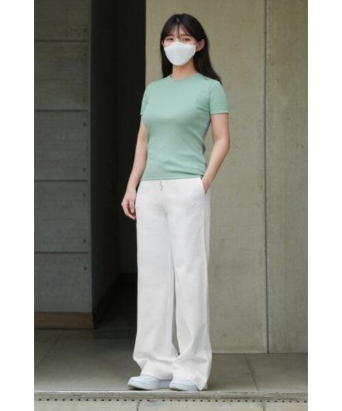 MUSINSA STANDARD WOMAN(ムシンサスタンダードウーマン)の「ウーマンズフラットテリーワイドラウンジスウェットパンツ【ホワイト】(スウェットパンツ・レディース・その他・SMALL/MEDIUM/LARGE/X-SMALL)」の10枚目の写真