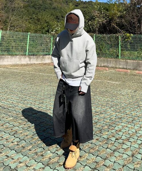 XERO（ゼロ）の「コアクロップフィンガーホールフード [メランジグレー]（パーカー・レディース・その他・MEDIUM/LARGE/X-LARGE/SMALL）」の6枚目の写真