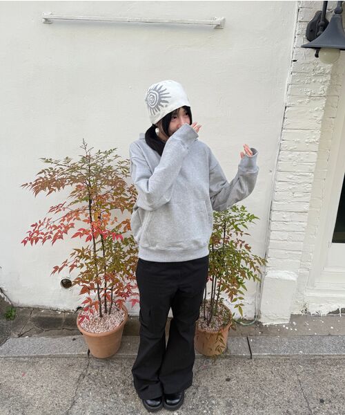 XERO（ゼロ）の「コアクロップフィンガーホールフード [メランジグレー]（パーカー・レディース・その他・MEDIUM/LARGE/X-LARGE/SMALL）」の7枚目の写真