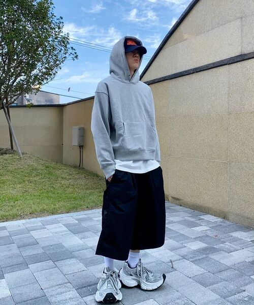 XERO（ゼロ）の「コアクロップフィンガーホールフード [メランジグレー]（パーカー・レディース・その他・MEDIUM/LARGE/X-LARGE/SMALL）」の11枚目の写真