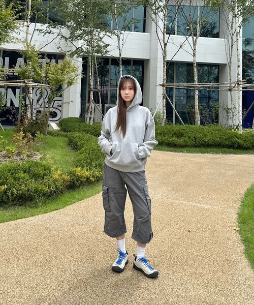 XERO（ゼロ）の「コアクロップフィンガーホールフード [メランジグレー]（パーカー・レディース・その他・MEDIUM/LARGE/X-LARGE/SMALL）」の14枚目の写真