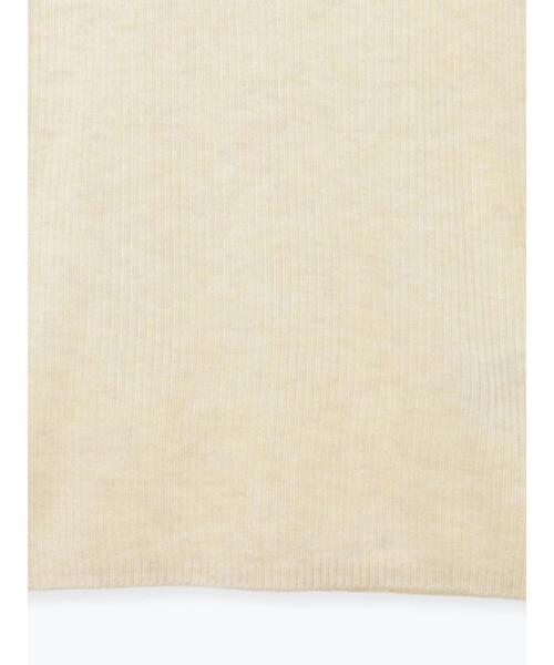 Samansa Mos2(サマンサ モスモス)の「【マシンウォッシャブル】リブタートルネックニット(ニット/セーター・レディース・オフホワイト/チャコールグレー/グレー/キナリ・F)」の18枚目の写真