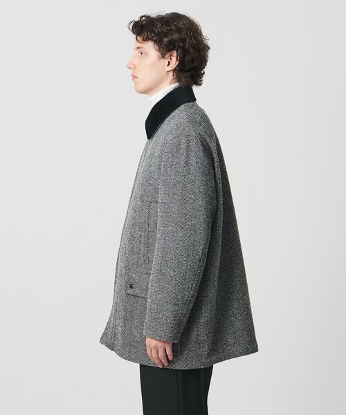 UNITED ARROWS（ユナイテッドアローズ）の「ヘリンボーン ミドルレングス フィールドジャケット（その他アウター・メンズ・ブラック・L/XL/S/M）」の8枚目の写真