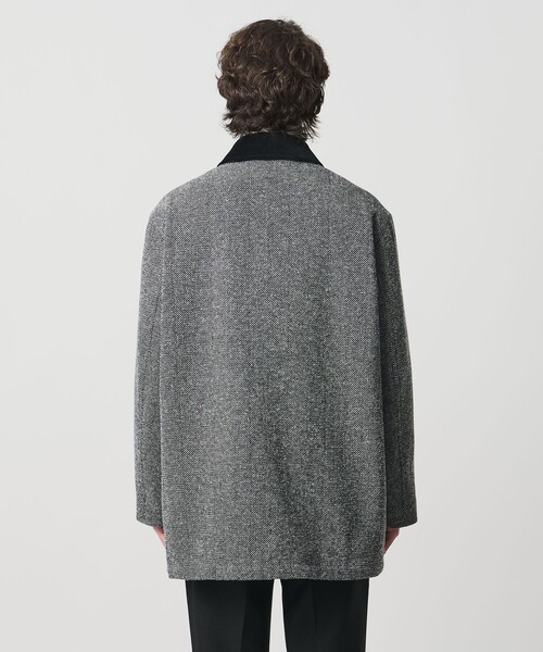 UNITED ARROWS（ユナイテッドアローズ）の「ヘリンボーン ミドルレングス フィールドジャケット（その他アウター・メンズ・ブラック・L/XL/S/M）」の9枚目の写真