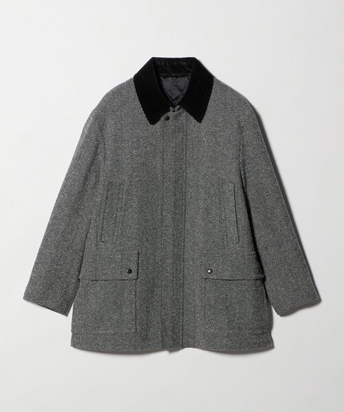 セール】ヘリンボーン ミドルレングス フィールドジャケット（その他