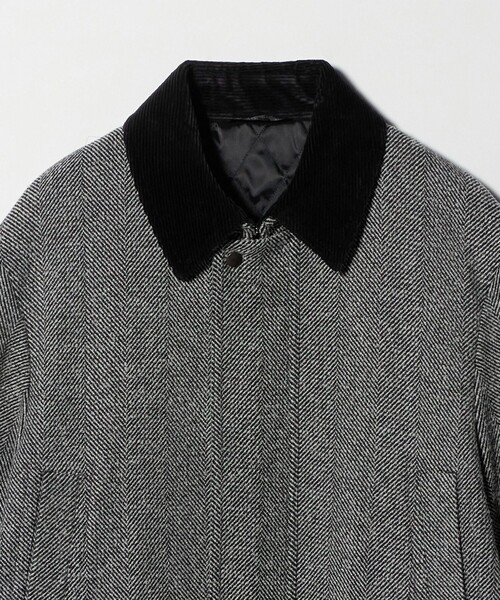 UNITED ARROWS（ユナイテッドアローズ）の「ヘリンボーン ミドルレングス フィールドジャケット（その他アウター・メンズ・ブラック・L/XL/S/M）」の12枚目の写真