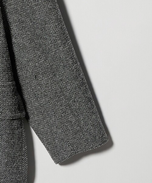 UNITED ARROWS（ユナイテッドアローズ）の「ヘリンボーン ミドルレングス フィールドジャケット（その他アウター・メンズ・ブラック・L/XL/S/M）」の13枚目の写真