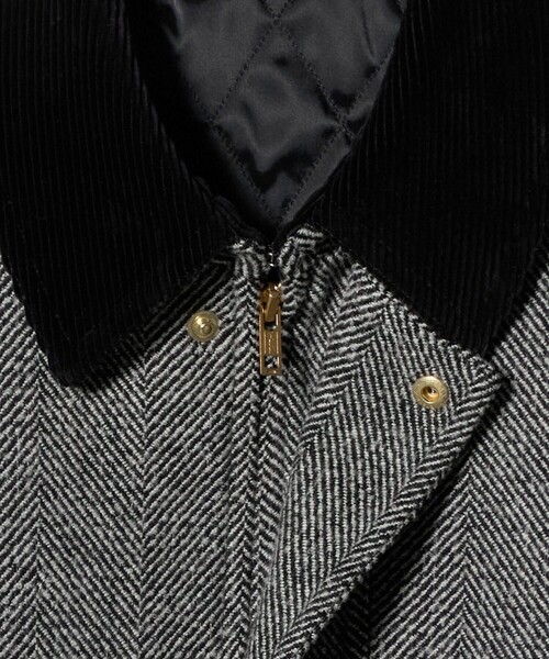 UNITED ARROWS（ユナイテッドアローズ）の「ヘリンボーン ミドルレングス フィールドジャケット（その他アウター・メンズ・ブラック・L/XL/S/M）」の16枚目の写真