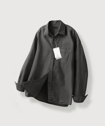 MOOD INSIDE（ムードインサイド）の「Cool Wave Pigment Shirt_Charcoal（シャツ/ブラウス）」