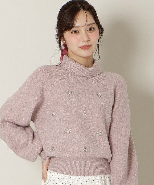 rio ウィルセレクション プルオーバー ニット WILLSELECTION（ウィルセレクション）の「ラメタートルニットプル