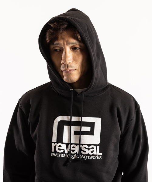 reversal.dogi.design.works(リバーサル・ドーギ・デザイン・ワークス)の「<reversal/リバーサル>Warfield TORAISHI TAIGA HOODIE(パーカー・メンズ・ブラック・MEDIUM/LARGE/X-LARGE/XX-LARGE)」の8枚目の写真