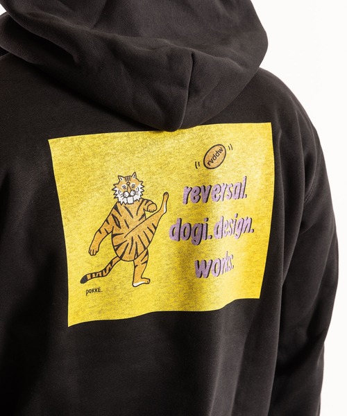 reversal.dogi.design.works(リバーサル・ドーギ・デザイン・ワークス)の「<reversal/リバーサル>Warfield TORAISHI TAIGA HOODIE(パーカー・メンズ・ブラック・MEDIUM/LARGE/X-LARGE/XX-LARGE)」の10枚目の写真