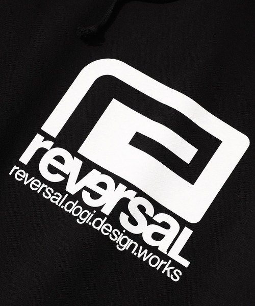reversal.dogi.design.works(リバーサル・ドーギ・デザイン・ワークス)の「<reversal/リバーサル>Warfield TORAISHI TAIGA HOODIE(パーカー・メンズ・ブラック・MEDIUM/LARGE/X-LARGE/XX-LARGE)」の3枚目の写真