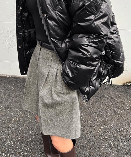 gossip!ロサンゼルス(ゴシップロサンゼルス)の「YUGA ハイウエストショートパンツ(その他パンツ・レディース・ブラック/グレー・M/L)」の9枚目の写真