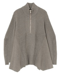 UN3D./アンスリード】CABLE LAYER SHORT KNIT TOP/ケーブルレイヤー
