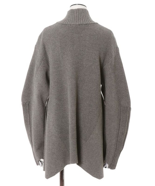 UN3D.(アンスリード)の「【UN3D./アンスリード】PIN TUCK HALF ZIP TOP/ピンタックハーフジップトップ(ニット/セーター・レディース・ブラック/ブルー/グレー・36)」の11枚目の写真