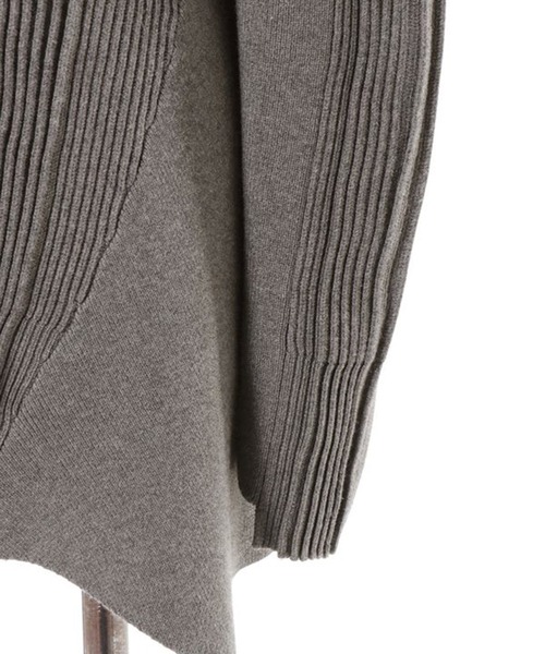 UN3D.(アンスリード)の「【UN3D./アンスリード】PIN TUCK HALF ZIP TOP/ピンタックハーフジップトップ(ニット/セーター・レディース・ブラック/ブルー/グレー・36)」の16枚目の写真