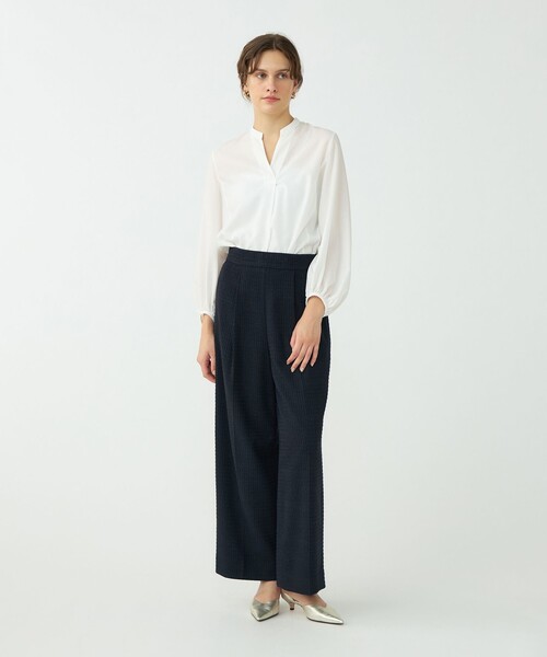 BALLSEY(ボールジィ)の「グロスアムンゼン テントラインブラウス(シャツ/ブラウス・レディース・ホワイト/ネイビー・36)」の3枚目の写真