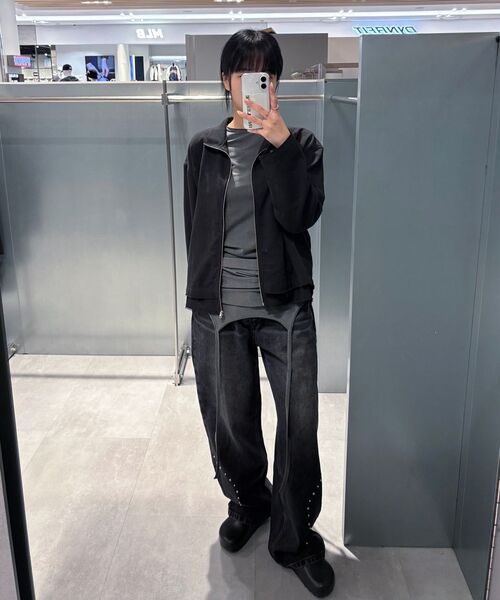 INSILENCE WOMEN(インサイレンスウーマン)の「カービングスタッドデニム ブラック(デニムパンツ・レディース・その他・X-SMALL/SMALL/MEDIUM/LARGE)」の16枚目の写真